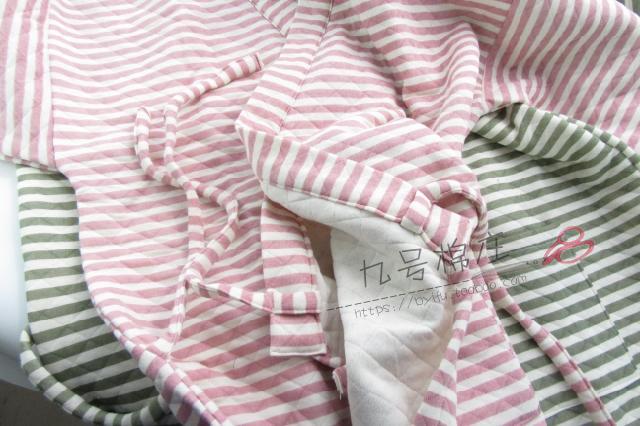 Áo ngủ cotton đôi phong cách Nhật Bản mùa thu đông áo choàng đôi