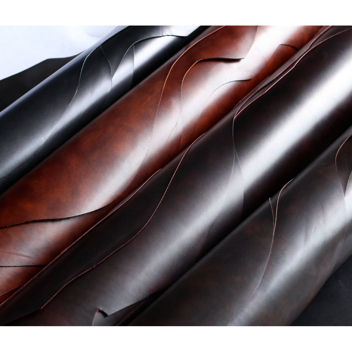 18 LEATHER Italy ILCEA MUSEUM CALF RUBBED CALFSKIN CHROME TANNED HANDMADE LEATHER