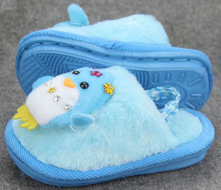 Pantoufles enfants en suède pour hiver - semelle mousse - Ref 1020089 Image 106