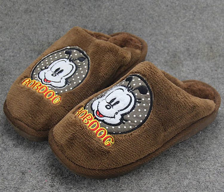 Pantoufles enfants en suède pour hiver - semelle mousse - Ref 1020089 Image 74