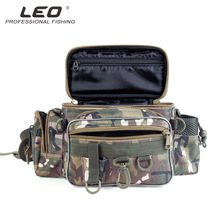 New products 8928012 LEO Leo CP camouflated diagonal cross road subpackage outdoor photographic gear fishing wheel bait accessories