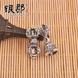 Аксессуары, четки из круглых бусин ручной работы, четки бодхи, аксессуар, серебро 925 пробы