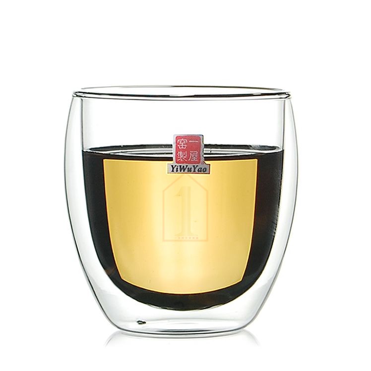 A house kiln heat-resistant double-layer cup FH-3460 2 perforated double-layer cup 150ml two packs