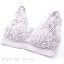 No steel circle pen bra maintenance type modal silk gathering comfort love 1172 lace sleep beauty back underwear women