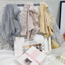 Three boxed mask pants upgraded version of womens underwear head seamless comfortable triangle pants sexy mid-waist lace edge