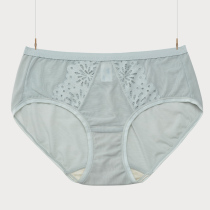 4 strips of 32 yuan Ai Meng Yi Si underwear sexy breathable triangle shorts womens cotton mesh waist lace how beautiful summer is