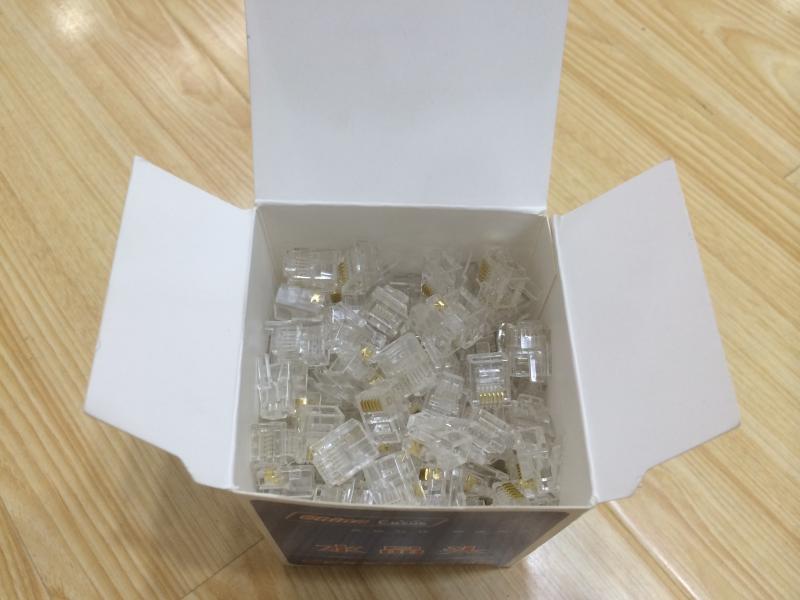 6P6C crystal head phone crystal head six-core telephone crystal head industrial control crystal head 6-core crystal head