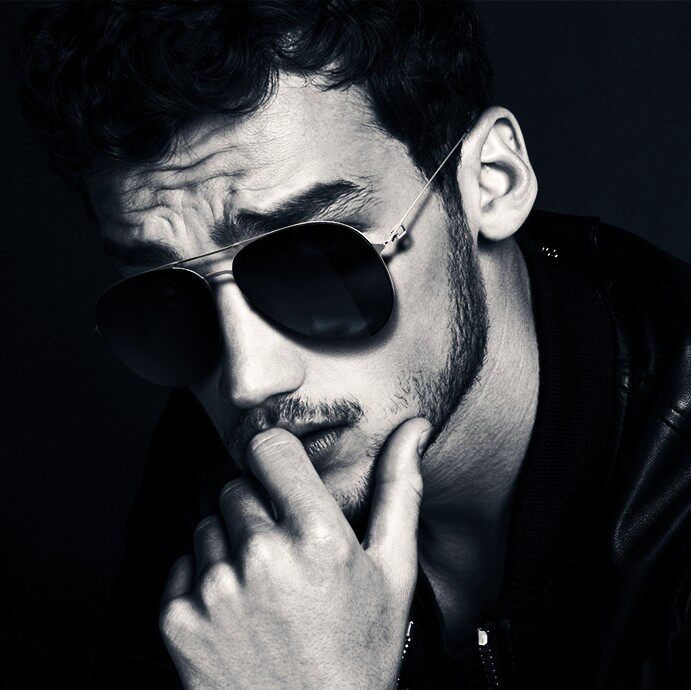 Tempered glass sunglasses aviator glasses retro glass toad mirror 3025 myopia color changing glass sunglasses tide tide