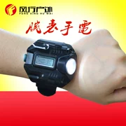 Đồng hồ đeo tay ngoài trời phổ biến cầm tay đèn pin chói đeo cổ tay chiếu sáng chạy ánh sáng sạc USB 5W