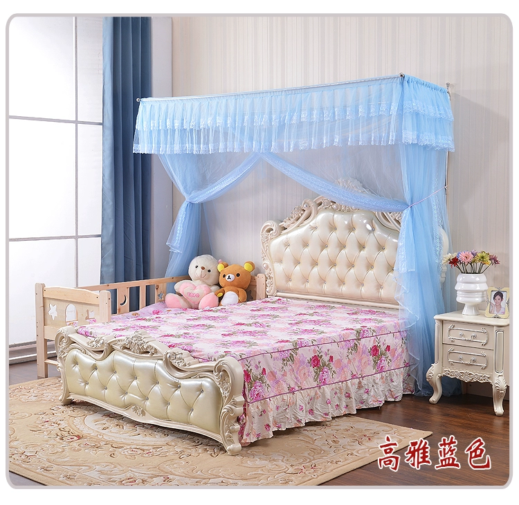 lưới custom-made đặc biệt đứng linh hoạt số quá khổ cộng với giường cỡ tùy chỉnh khảm kéo dài màn ngủ - Lưới chống muỗi