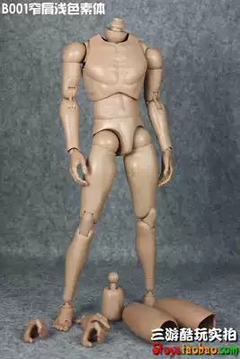 1 6 soldiers B001 B002 narrow shoulder shoulder light color fourth generation enhanced version imitation HT male body spot