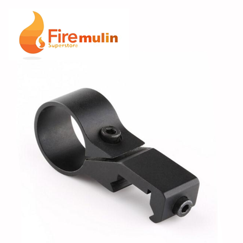 Wood Forest Outdoor Metal Material Tactical Flashlight Side Hanging Bracket 25 4mm Pipe Clip Laser Aiming Mirror Clamp