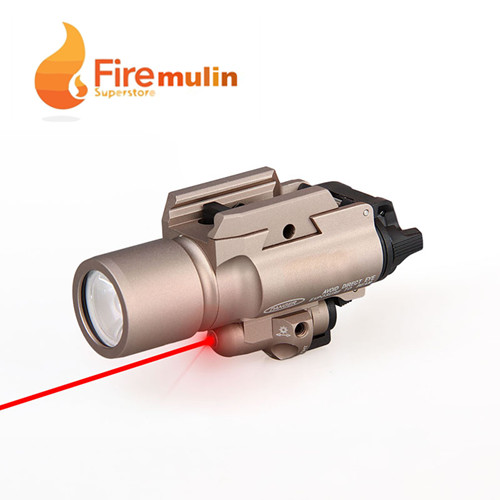 New CS War Flashlight X400 Top Lightlight LED Laser Tactical Outdoor Adventure to Shoot Flashlight