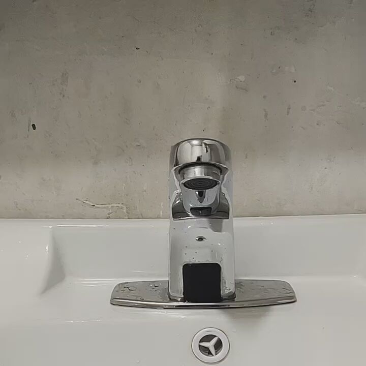 Phụ kiện vòi cảm biến hoàn toàn tự động vòi rửa tay thông minh nóng lạnh hồng ngoại đơn để sử dụng tại nhà vòi lavabo cảm ứng Vòi cảm ứng