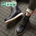 Giày cao cổ Mu Linsen giày boot nam cao cổ Giày ống