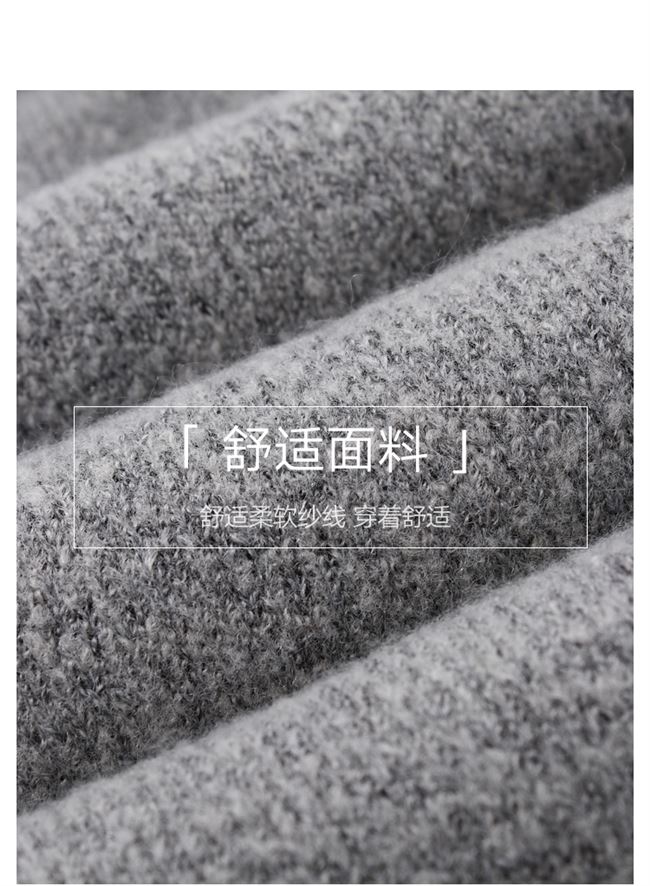 Nhà quần áo Handu 2018 mùa thu mới của phụ nữ Hàn Quốc lỏng lẻo áo len cổ lọ POLO áo len OK1214 - Cardigan