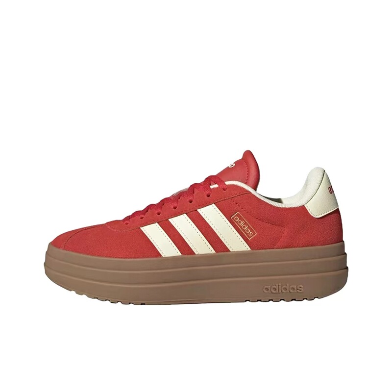 Adidas Vl Court Bold 2025 Autumn Red Height-Increasing Sneakers Kj6852