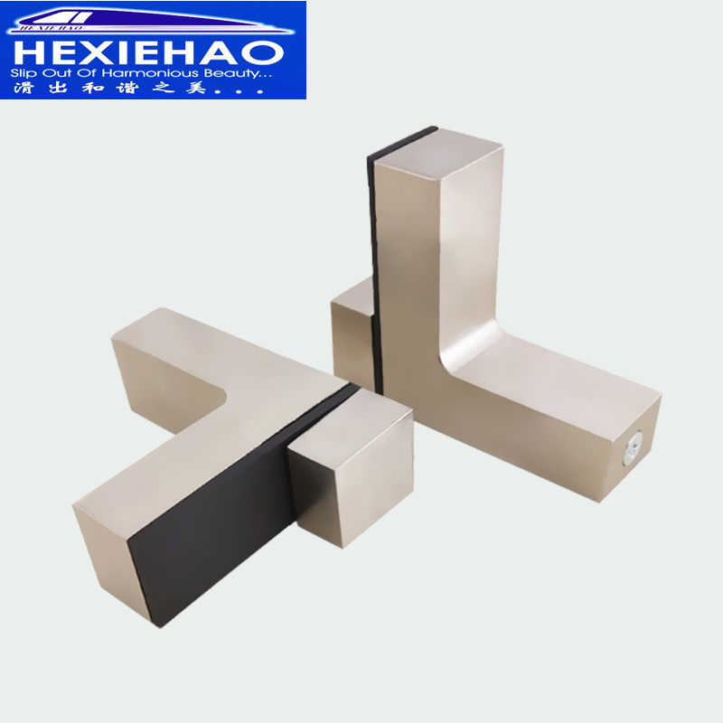 Harmony Number glass wood laminate clamp separator Adjustable Glass Clip Bracket Bathroom Five Gold Pieces F Type Clips
