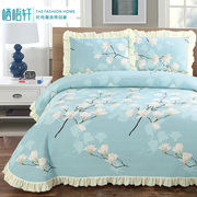 Hàn Quốc ren bông trải giường ba mảnh bông chần bông mảnh duy nhất giường đôi duy nhất, phong cách châu Âu trải giường