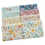 Хлопковая ткань, пуховик, юбка, простыня, цветочный принт