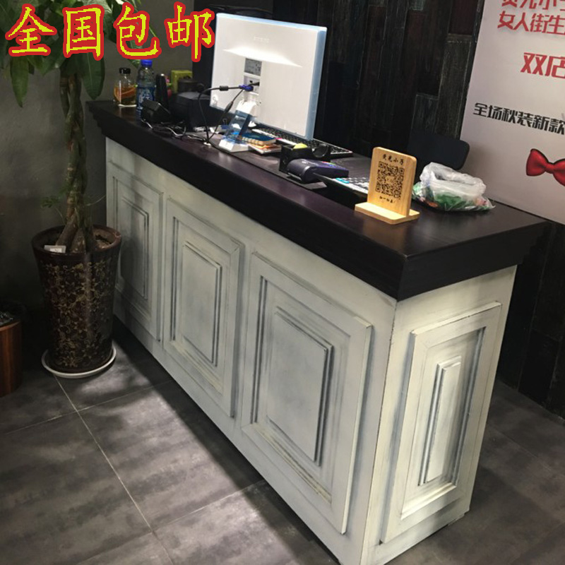 usd 231 79 retro cashier counter simple modern clothing store bar salon front desk