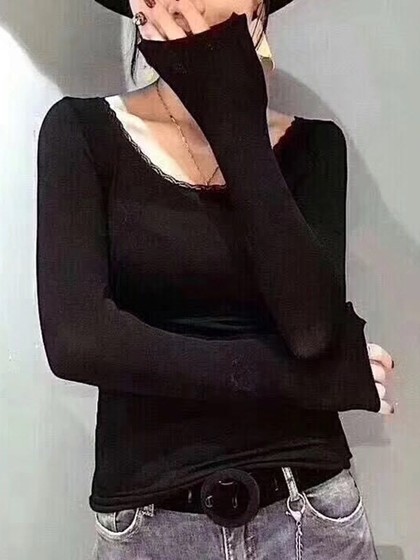 秋冬面膜衣保暖内衣发热纤维恒温内衣无缝美体塑身隐形打底衫单件