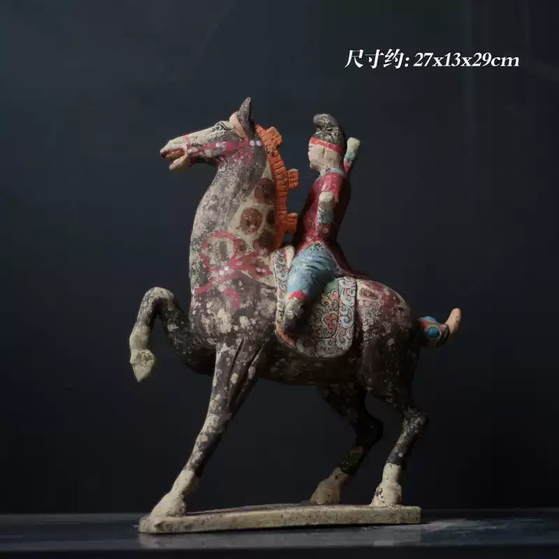 汉代陶俑人物俑仪仗俑兵马俑侍俑文物复制仿古陶器古玩收藏艺术品-淘宝