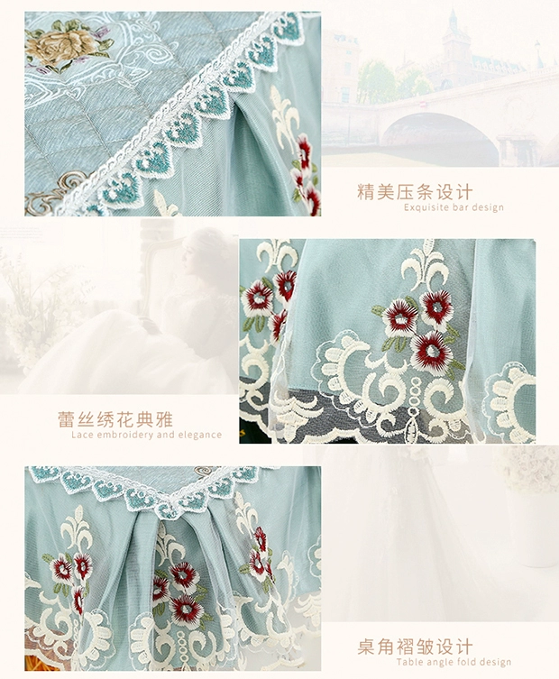 bảng vườn thảm bảng ren vải áo hình chữ nhật sống trạm nhà bảng vải che bụi ông kẹ - Khăn trải bàn mẫu khăn trải bàn ăn đẹp