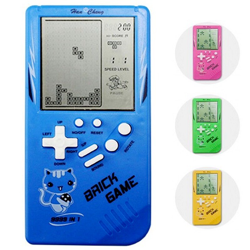 80 Rear Nostalgic Toys Classic Russian Square Consoles Handheld children Puzzle Casual Entertainment 3 5 Large Ping