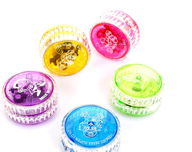 80 Back Nostalgic Childhood Toys Shine Yo-yo Yoyo with Fried Balls Boy Toys-Taobao
