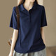 100% cotton polo shirt short sleeve t-shirt for women