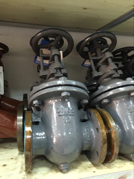 GB 466-95 marine gate valve marine standard gate valve DN100 boat inspection valve 6-hole flange gate valve
