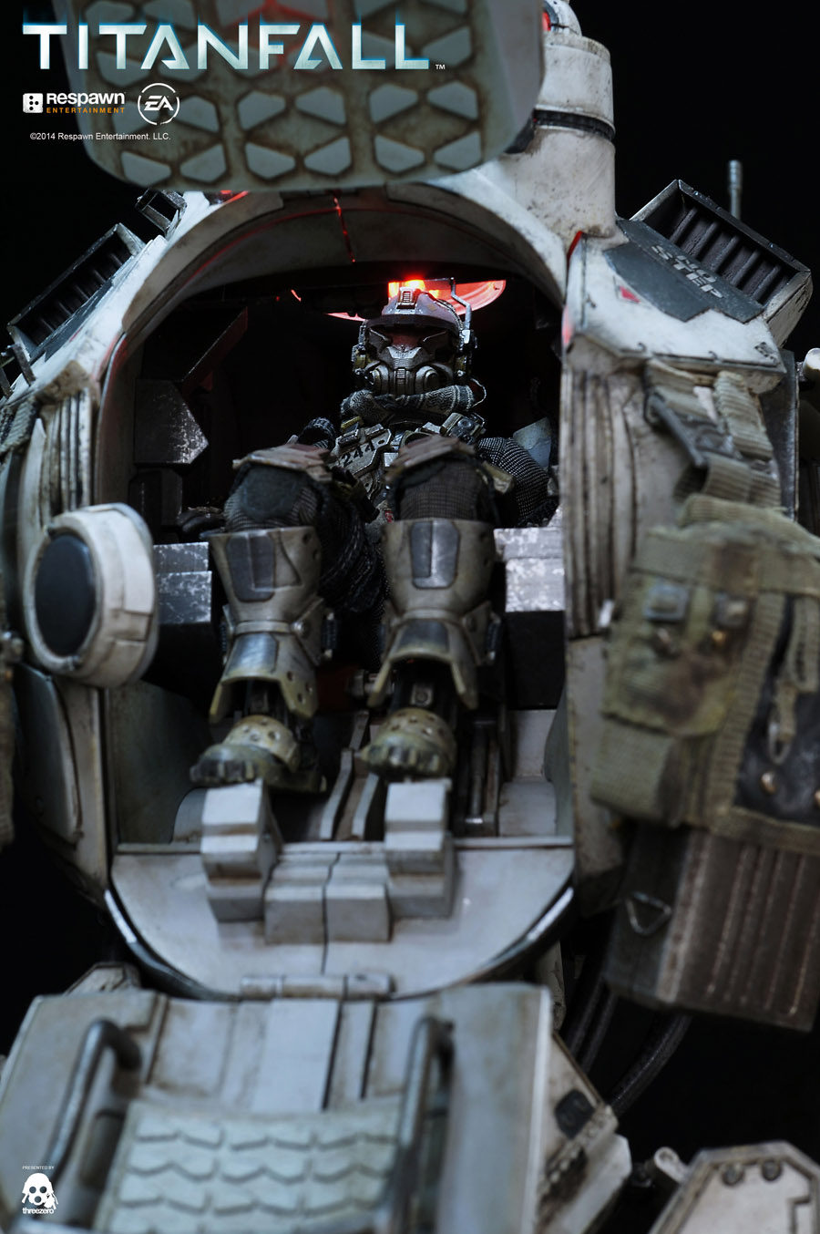 ThreeZero Titanfall Atlas & Amp Pilot Figure Collectibles 1/12