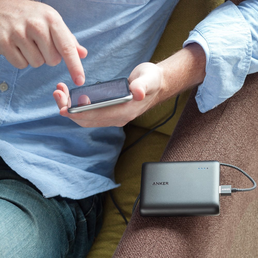 Anker13000 mA mah nhanh phí điện thoại di động sạc phổ điện Po mỏng xách tay nhỏ gọn - Ngân hàng điện thoại di động sạc dự phòng pisen 10000mah