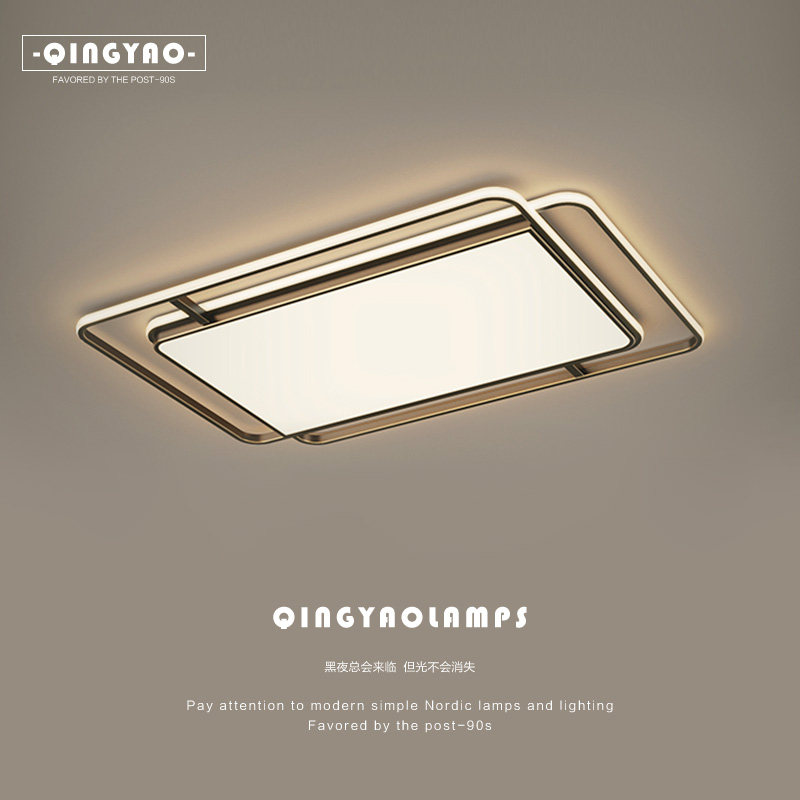 Nordic Bedrooms CEILING LIGHTS LED MODERN MINIMALIST ATMOSPHERE LIVING-ROOM LIGHT PERSONALITY CREATIVE BOOK ROOM DINING ROOM FULL COPPER LAMPS