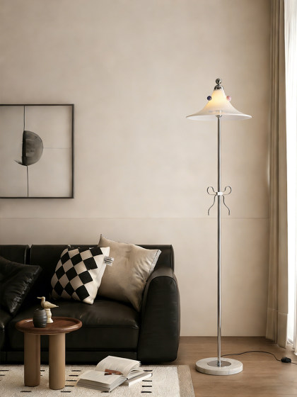 Qingyao Qingyao Bauhaus Magnolia Floor Lamp Living Room Bedroom Bedside Decorative Ambient Light Creative Design Lamp