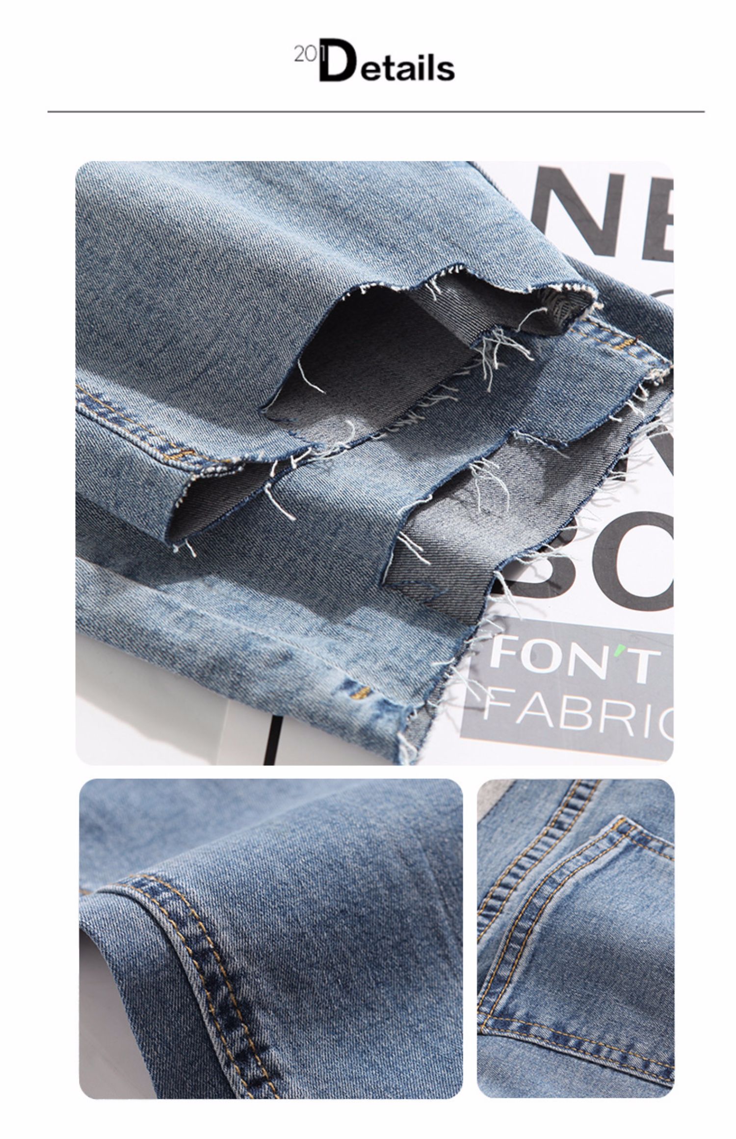 Phụ nữ mang thai quần mùa xuân và mùa thu mỏng mặc cotton Quần jean bà bầu chín điểm quần quần mùa thu quần thủy triều mẹ mùa thu - Phụ nữ mang thai quần / quần bụng quần bầu ống rộng