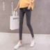 Quần bà bầu quần legging mùa hè mỏng cho bà bầu quần mùa thu mặc denim chân chín điểm quần mùa thu mùa hè - Phụ nữ mang thai quần / quần bụng quần bầu baggy công sở Phụ nữ mang thai quần / quần bụng