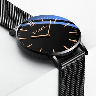 男士手表商务无指针初高中学生防水潮流机械时尚高级感薄款石英表