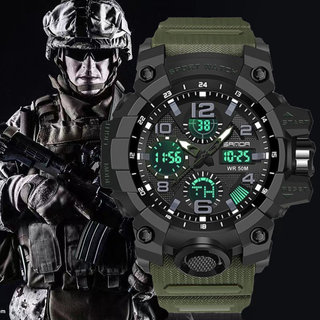 特种兵手表男学生夜光运动防水初高中生潮流成人能电子表