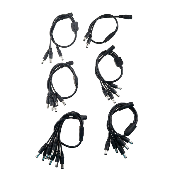 DC Monitoring LED Power Supply DC Line 10% 2 to 8 Bull Power Cord 12V DC dc Sub-wiring 5521mm