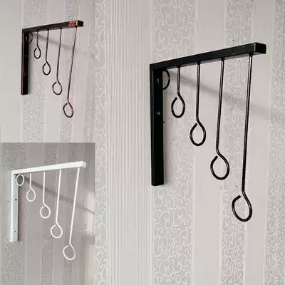 Five-ring wall-mounted underwear clothing store wall adhesive hook door window hanger display rack hanging rack hanging rack