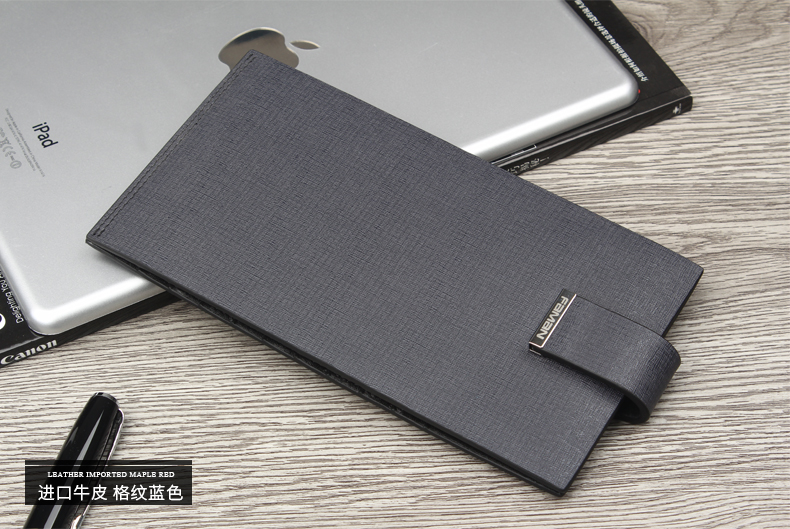 Gói thẻ siêu mỏng Faman da nam nhập khẩu nhiều thẻ chủ thẻ ngân hàng đặt thẻ da nam clutch nữ