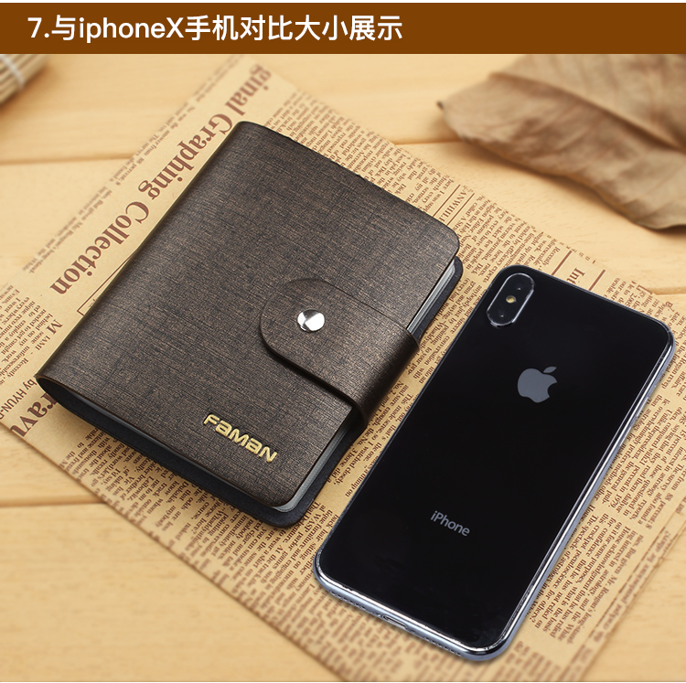 Gói thẻ dung lượng lớn dành cho nam chủ thẻ kinh doanh của phụ nữ nhiều thẻ da thẻ kinh doanh gói thẻ tín dụng đặt túi thẻ ngân hàng ví
