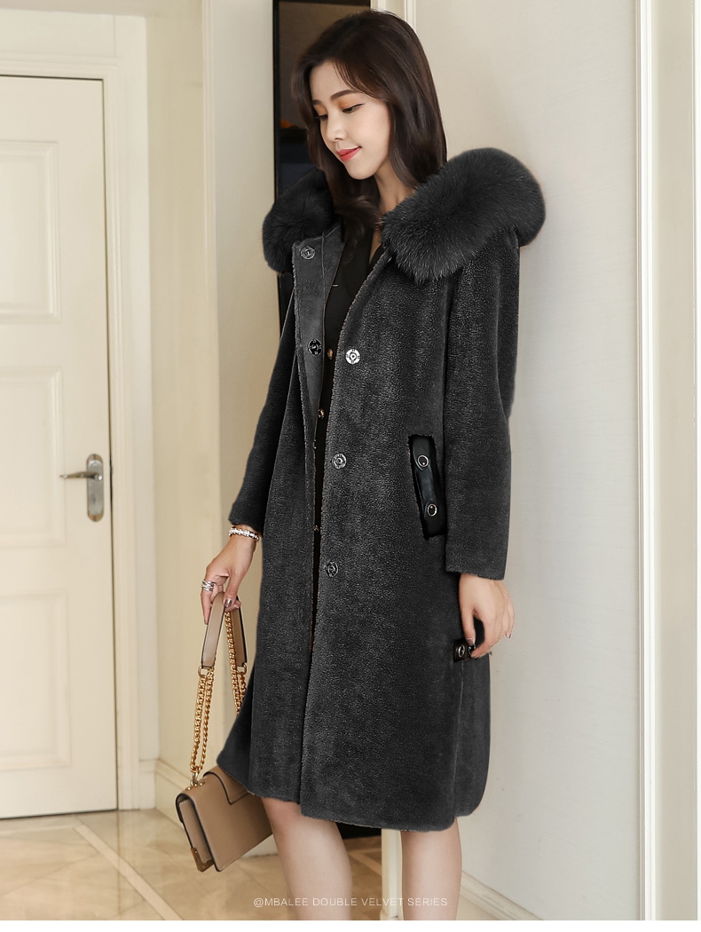 Manteau de fourrure femme MBALEE    - Ref 3175286 Image 32