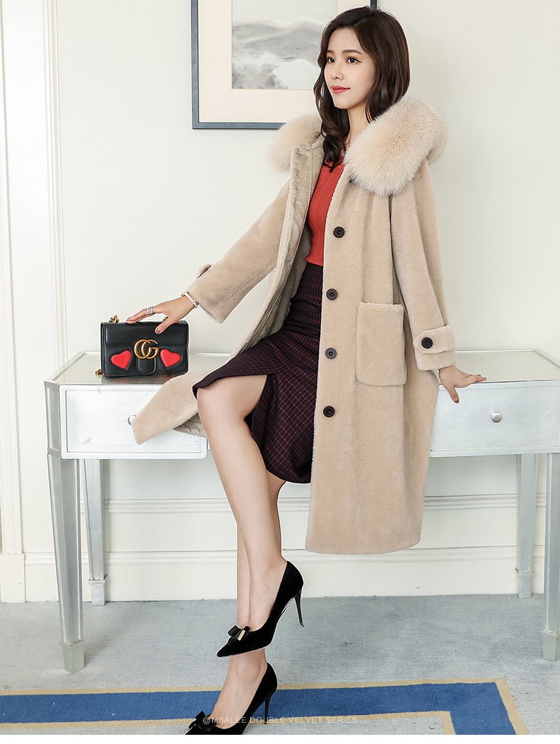 Manteau de fourrure femme MBALEE    - Ref 3174958 Image 22