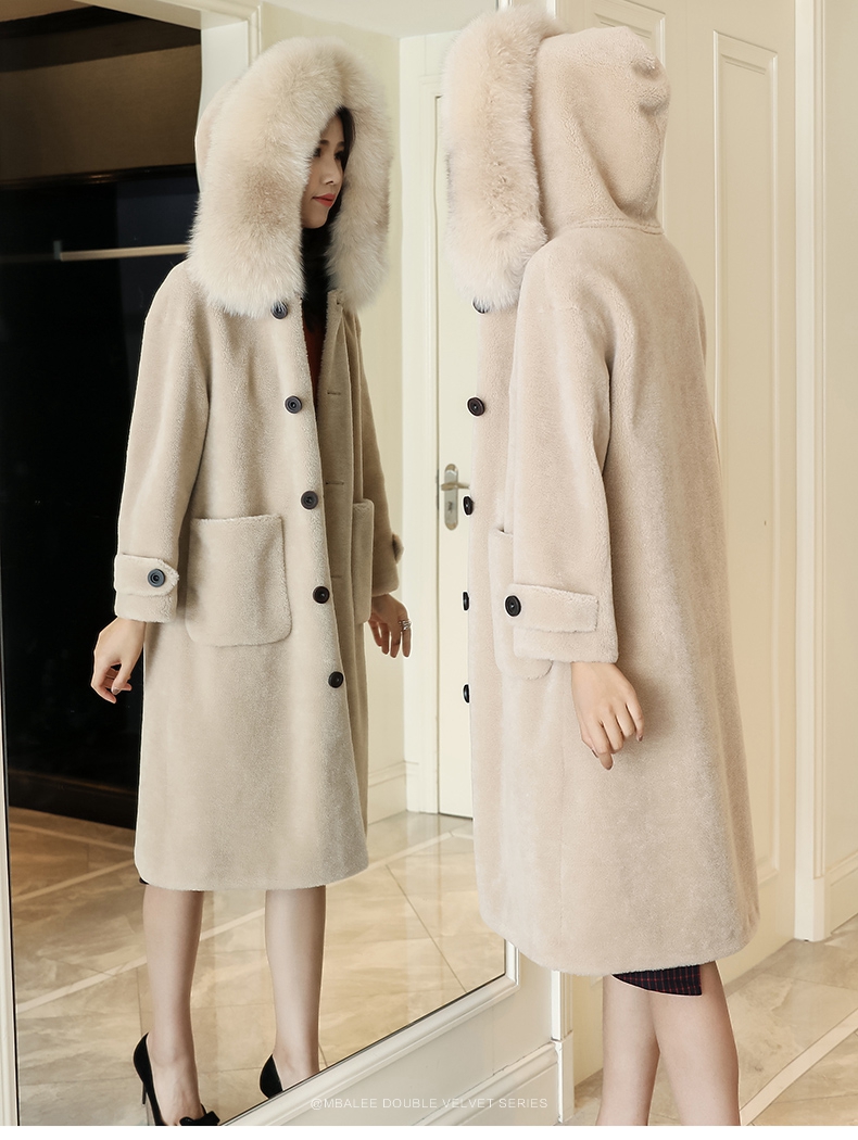 Manteau de fourrure femme MBALEE    - Ref 3174958 Image 17