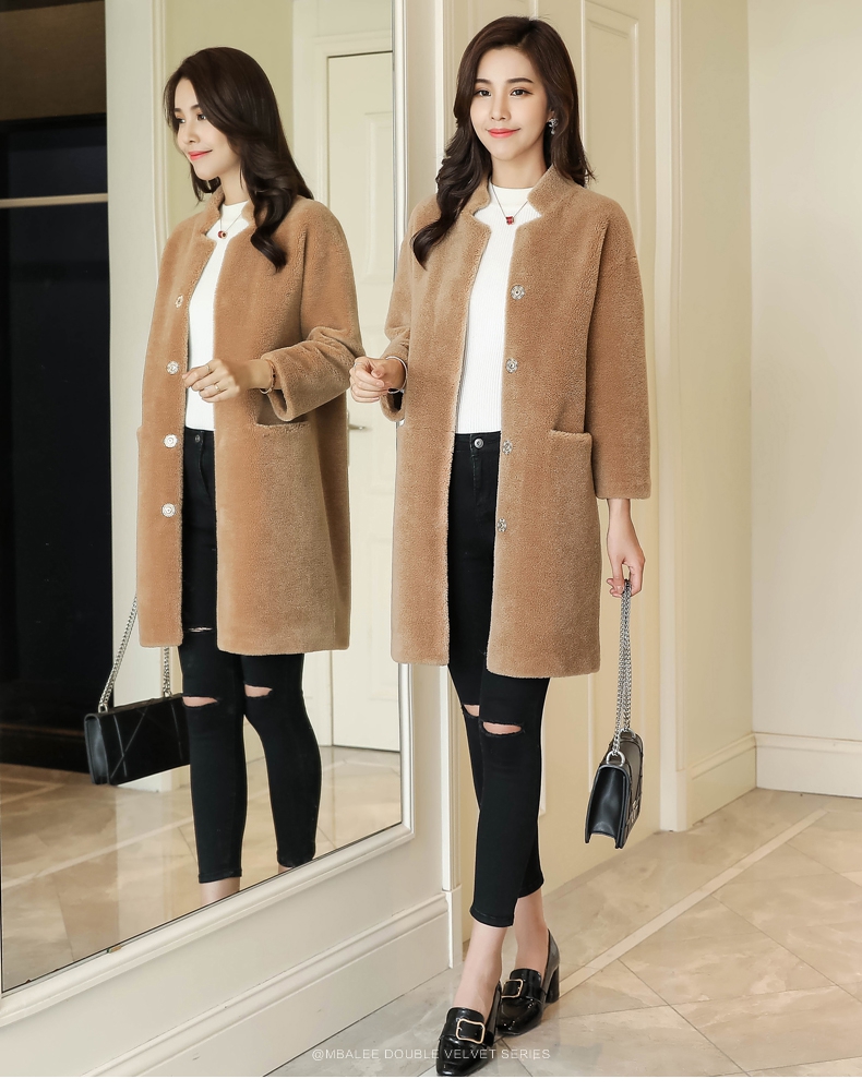 Manteau de fourrure femme MBALEE    - Ref 3173520 Image 20