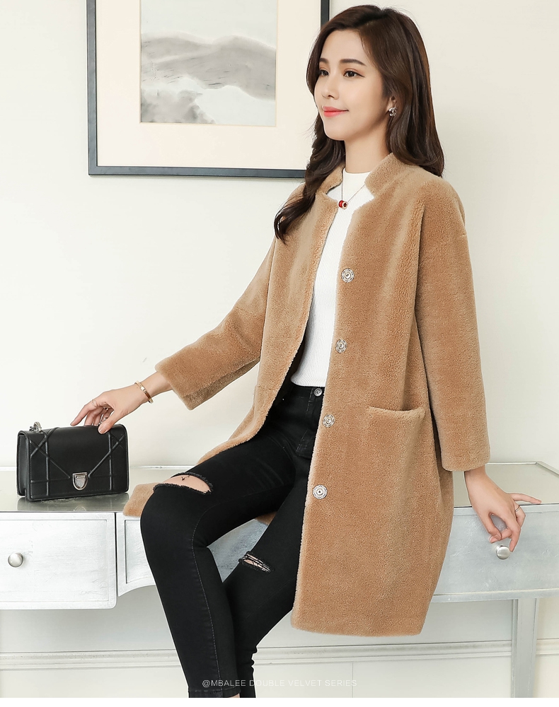 Manteau de fourrure femme MBALEE    - Ref 3173520 Image 25