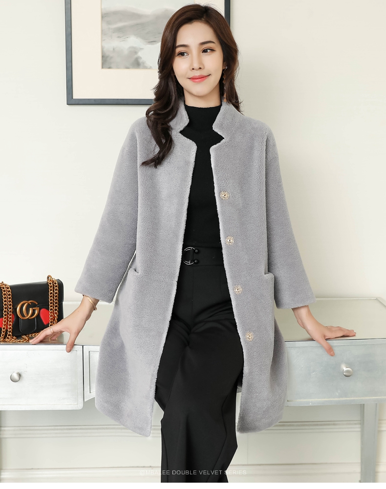 Manteau de fourrure femme MBALEE    - Ref 3173520 Image 48